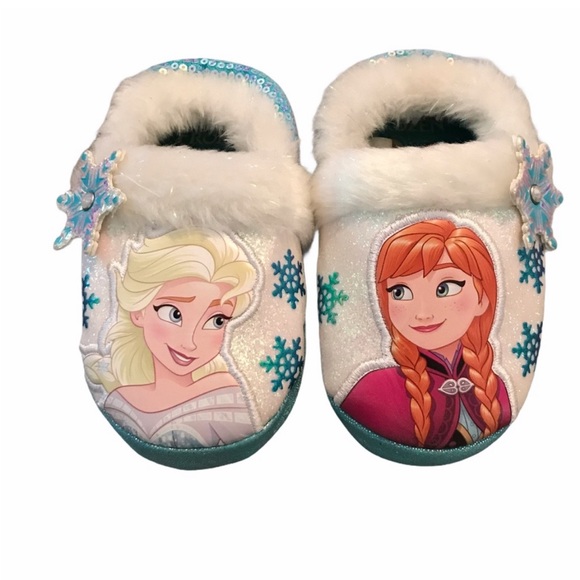 Disney Shoes Elsa And Anna Frozen Slippers Size 78 Poshmark